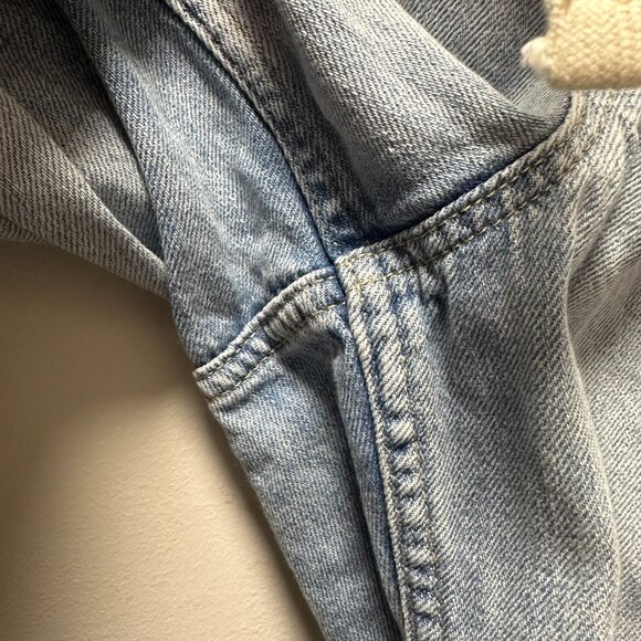 Gap Denim High Rise Wide-Leg Pull-On Light Wash Jeans Large Spring 2024 - Picture 5 of 10